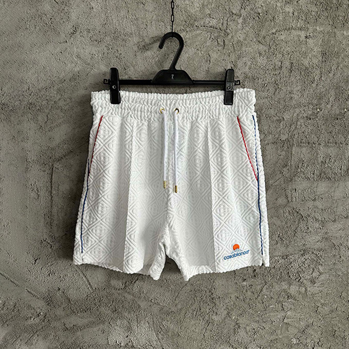 casablanca jacquard terry casual shorts